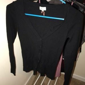 Black cardigan